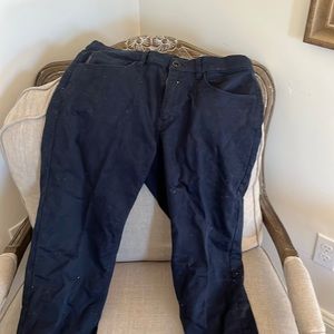 Perry Ellis mens navy blue dress pants